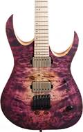 Mayones 2023 Duvell Elite 6 Eye Poplar/ Mahogany Khaya Trans Natural Fade Purple Burst (Pre-Owned) #DF2311587