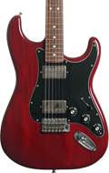 Fender 2018 Mahogany Blacktop Stratocaster Crimson Transparent Pau Ferro Fingerboard (Pre-Owned) #MX18193990