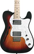 Fender 2018 Classic Series Telecaster 72 Thinline 3 Colour Sunburst (Pre-Owned) #MX18182815