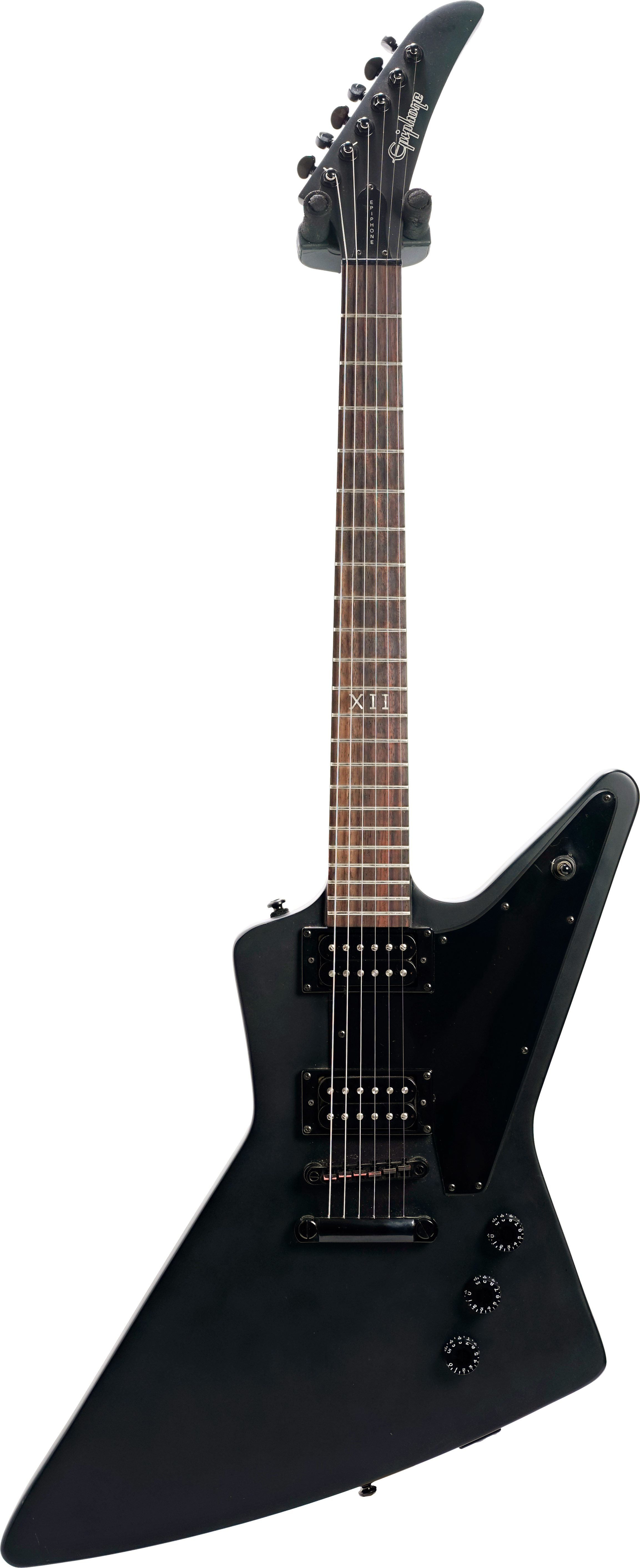 Epiphone 2015 '58 Explorer Gothic Black Satin (Pre-Owned) #1503200563