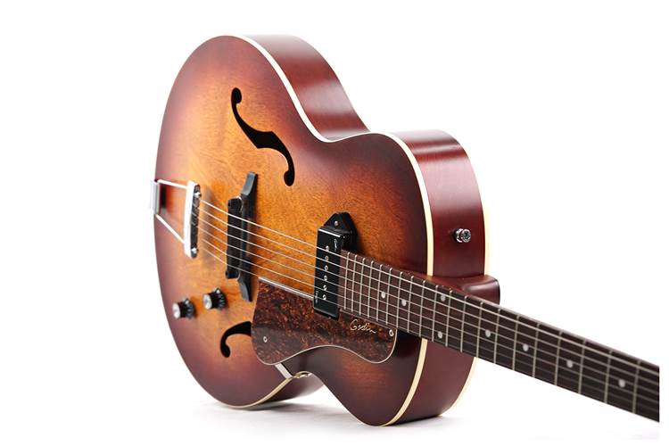 Godin 5th Avenue Kingpin P90 Cognac Burst (Pre-Owned) #031986010674 Godin 5th Avenue Kingpin P90 Cognac Burst (Pre-Owned) #031986010674