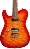 Suhr 2016 Classic T Custom Left Handed Cherry Burst Flame Top (Pre-Owned) #30130