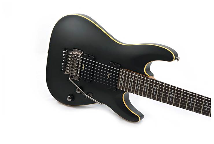 Schecter 2023 Demon-7 FR Satin Black (Pre-Owned) #IW23050786 Schecter 2023 Demon-7 FR Satin Black (Pre-Owned) #IW23050786