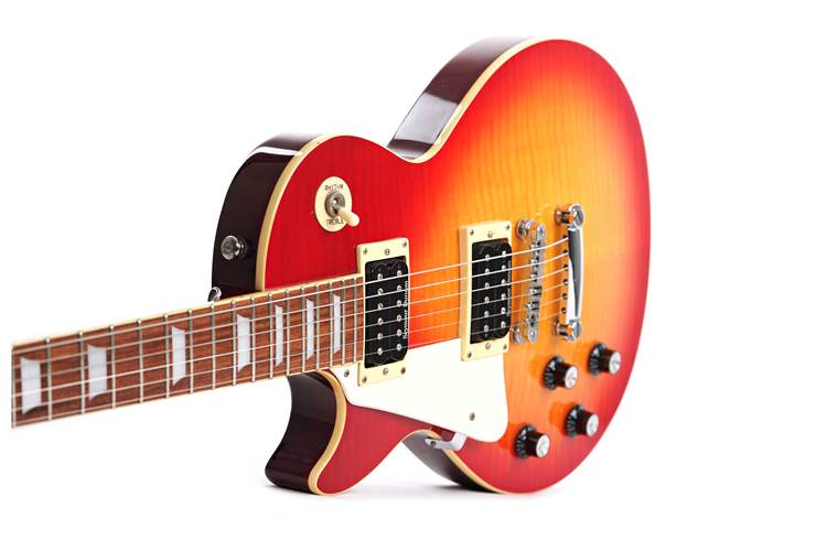 Epiphone 2002 Les Paul Standard Heritage Cherry Sunburst Left Handed (Pre-Owned) #S020613657 Epiphone 2002 Les Paul Standard Heritage Cherry Sunburst Left Handed (Pre-Owned) #S020613657