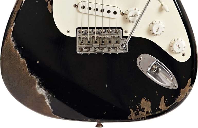 Fender Custom Shop 2017 '56 Stratocaster Heavy Relic Black (Pre-Owned) #R90725 Fender Custom Shop 2017 '56 Stratocaster Heavy Relic Black (Pre-Owned) #R90725