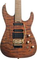 Jackson USA Signature Phil Collen PC1 Satin Stain Caramelized Flame Maple Fingerboard Satin Transparent Amber (Pre-Owned) #010161