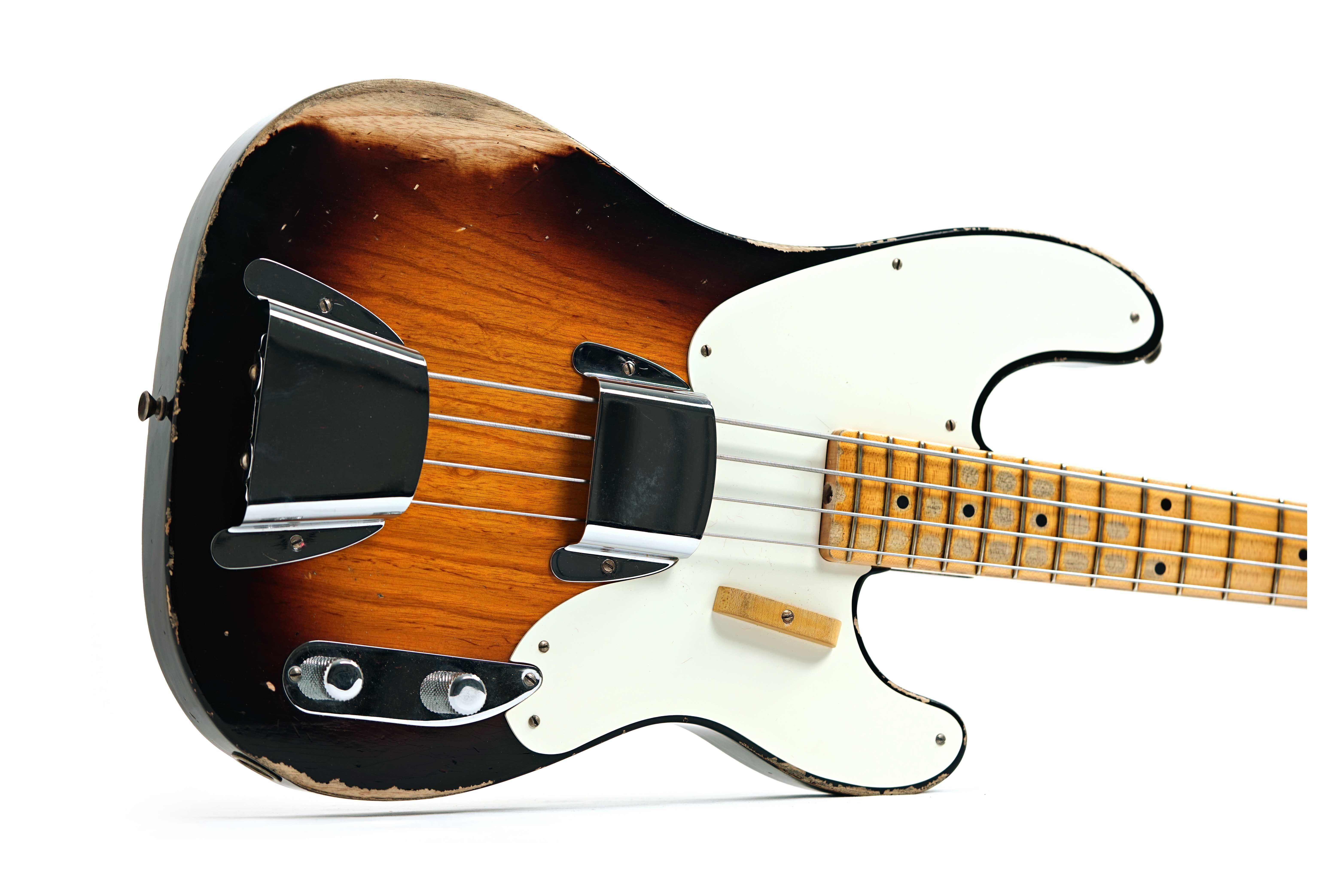 Fender Custom Shop Limited Edition 51 Precision Bass Heavy Relic 2 Tone Sunburst (Pre-Owned) #3602