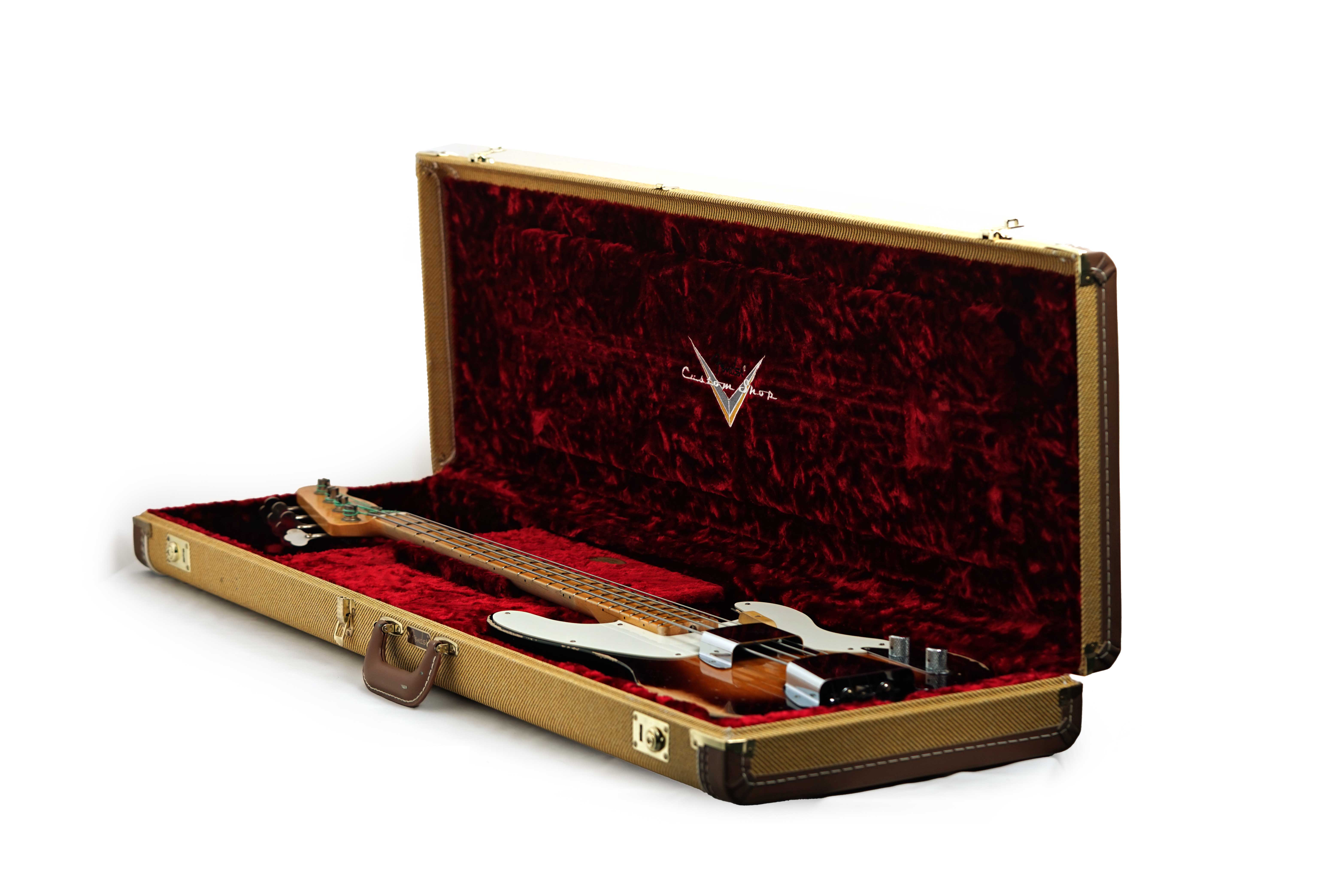 Fender Custom Shop Limited Edition 51 Precision Bass Heavy Relic 2 Tone Sunburst (Pre-Owned) #3602