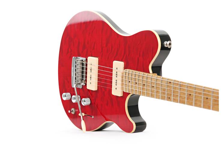 Music Man 1999 Axis Supersport P90 Piezo Trans Red Maple Fingerboard (Pre-Owned) #G08263 Music Man 1999 Axis Supersport P90 Piezo Trans Red Maple Fingerboard (Pre-Owned) #G08263