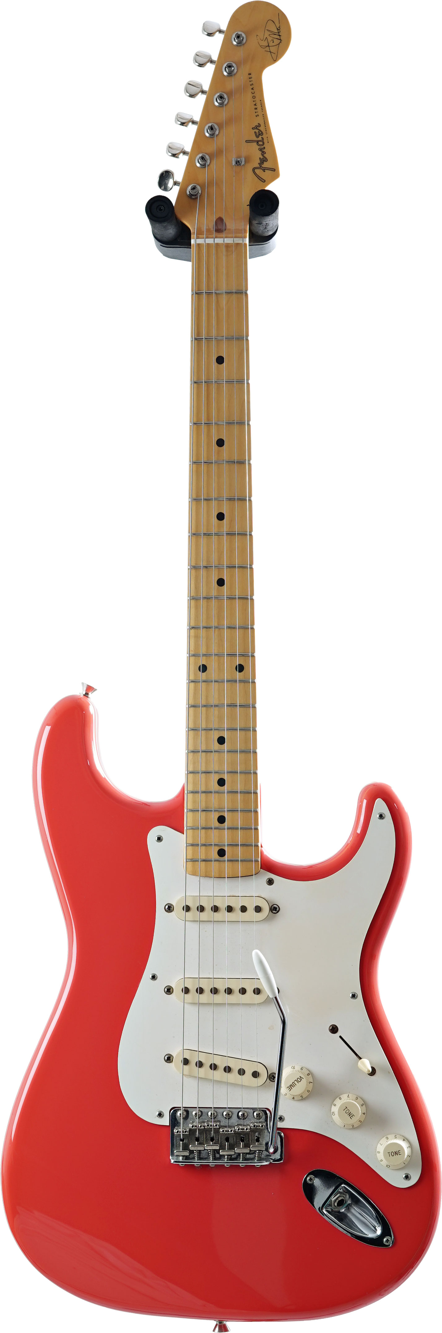 Fender 1996 Hank Marvin Stratocaster Fiesta Red Maple Fingerboard (Pre-Owned) #A015277