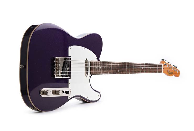 Squier 2023 FSR Classic Vibe Baritone Custom Telecaster Purple Sparkle (Pre-Owned) #ISSA23001220 Squier 2023 FSR Classic Vibe Baritone Custom Telecaster Purple Sparkle (Pre-Owned) #ISSA23001220