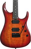 Music Man John Petrucci JP150 Spalted Maple Blood Orange Burst (Pre-Owned) #SG46279