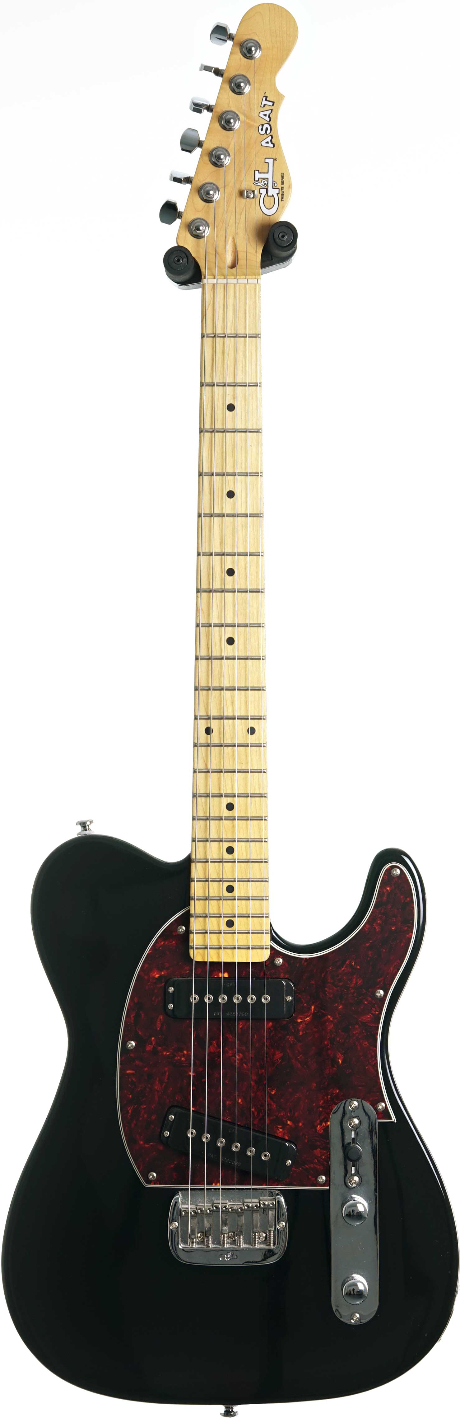 G&L 2021 Tribute ASAT Special Gloss Black Tortoise Pickguard Maple Fingerboard (Pre-Owned) #210806846