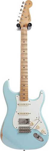 Fender 2021 Limited Edition Vintera Road Worn '50s Stratocaster HSS Maple Fingerboard Sonic Blue (Pre-Owned) #MX21185663 Fender 2021 Limited Edition Vintera Road Worn '50s Stratocaster HSS Maple Fingerboard Sonic Blue (Pre-Owned) #MX21185663