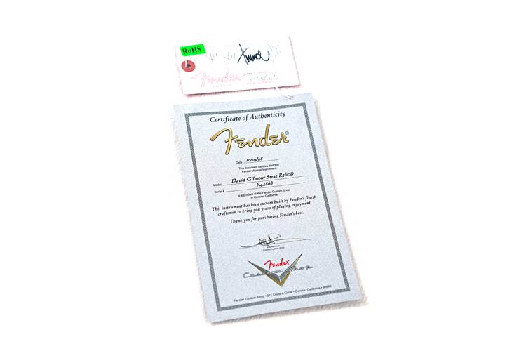 Fender Custom Shop David Gilmour Signature Black Stratocaster Relic (Pre-Owned) #R44868 Fender Custom Shop David Gilmour Signature Black Stratocaster Relic (Pre-Owned) #R44868