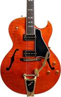 Gibson 2013 ES-195 Trans Amber (Pre-Owned) #ME300089