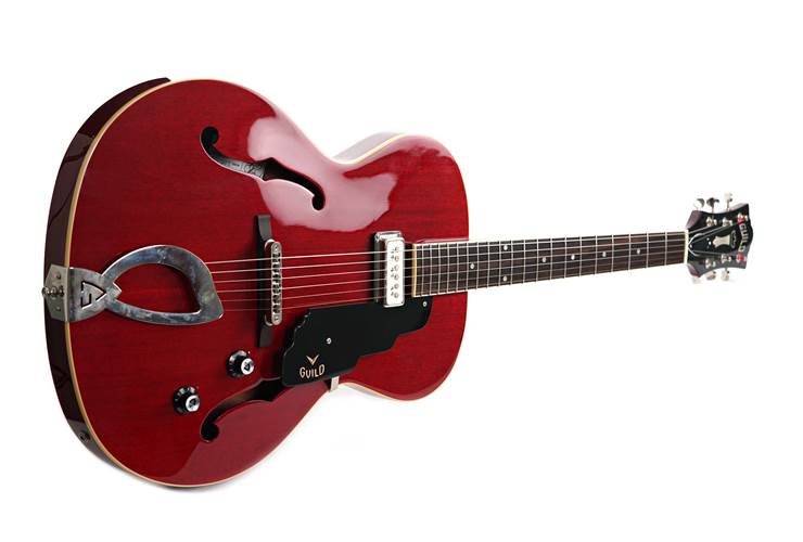 Guild 2023 T-50 Slim Limited Edition Cherry (Pre-Owned) #KSG2307227 Guild 2023 T-50 Slim Limited Edition Cherry (Pre-Owned) #KSG2307227
