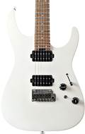 Charvel USA Select DK24 HH 2PT CM Caramelized Flame Maple Fingerboard Satin White (Pre-Owned) #UC210066