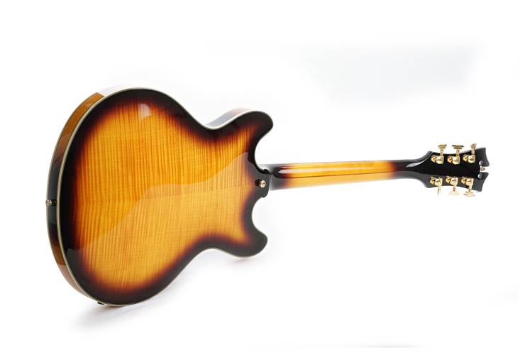 D'Angelico 2014 EX-DC SP Double Cutaway Vintage Sunburst Left Handed (Pre-Owned) #US14030095 D'Angelico 2014 EX-DC SP Double Cutaway Vintage Sunburst Left Handed (Pre-Owned) #US14030095
