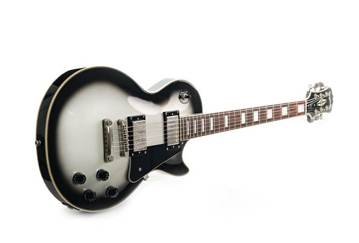 Epiphone 2010 Les Paul Custom Silverburst (Pre-Owned) #10081509456 Epiphone 2010 Les Paul Custom Silverburst (Pre-Owned) #10081509456