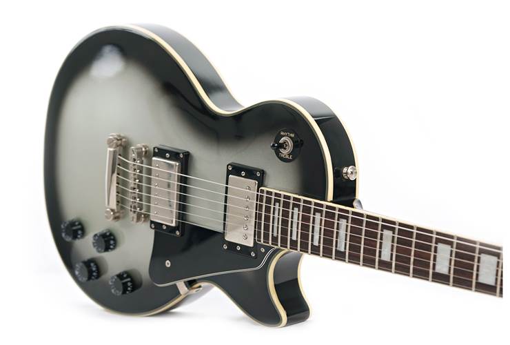Epiphone 2010 Les Paul Custom Silverburst (Pre-Owned) #10081509456 Epiphone 2010 Les Paul Custom Silverburst (Pre-Owned) #10081509456