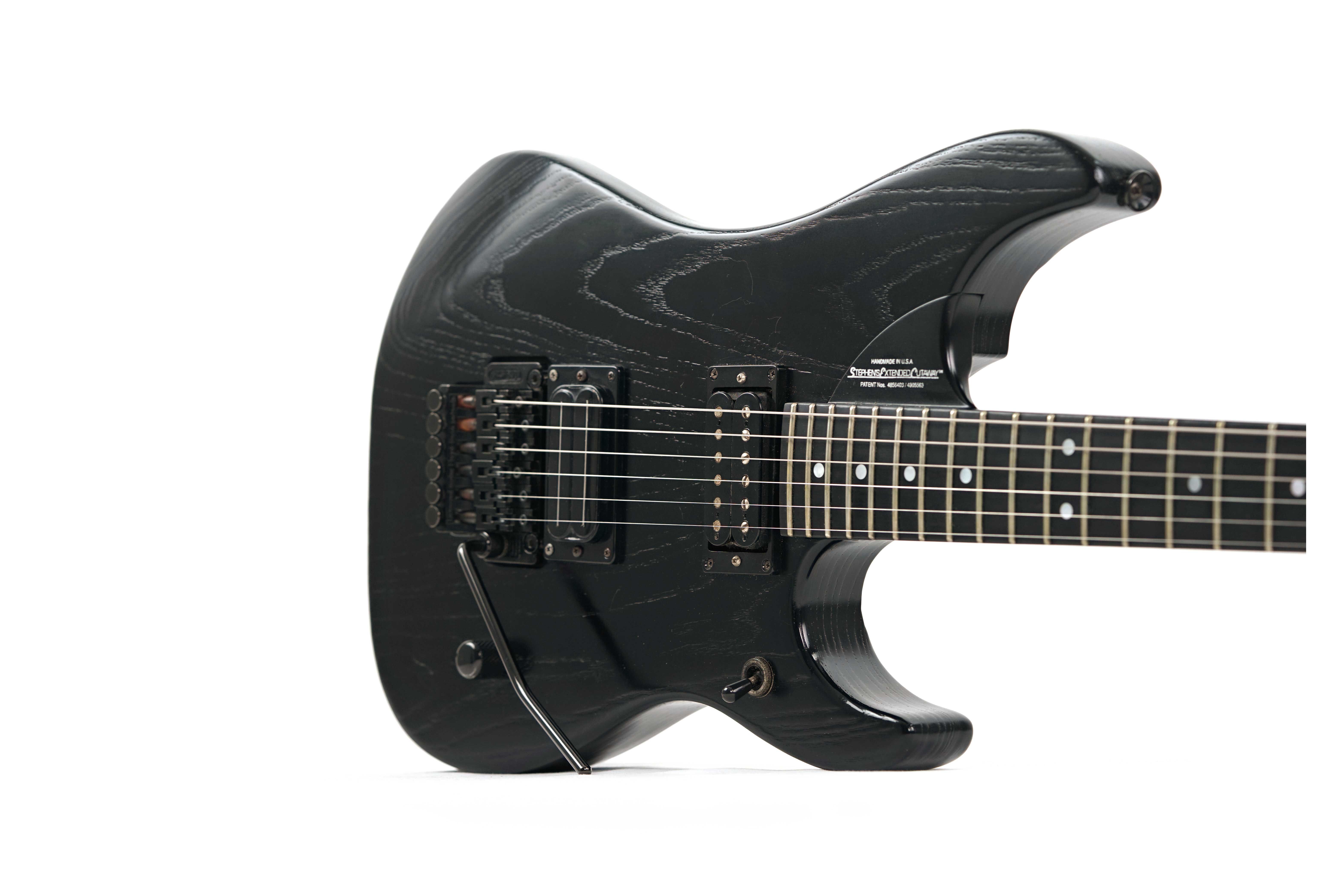 Washburn USA Custom Shop N4 Nuno Bettencourt Swamp Ash Sandblasted Black 14 of 25 (Pre-Owned) N4ESAMB  #0512007