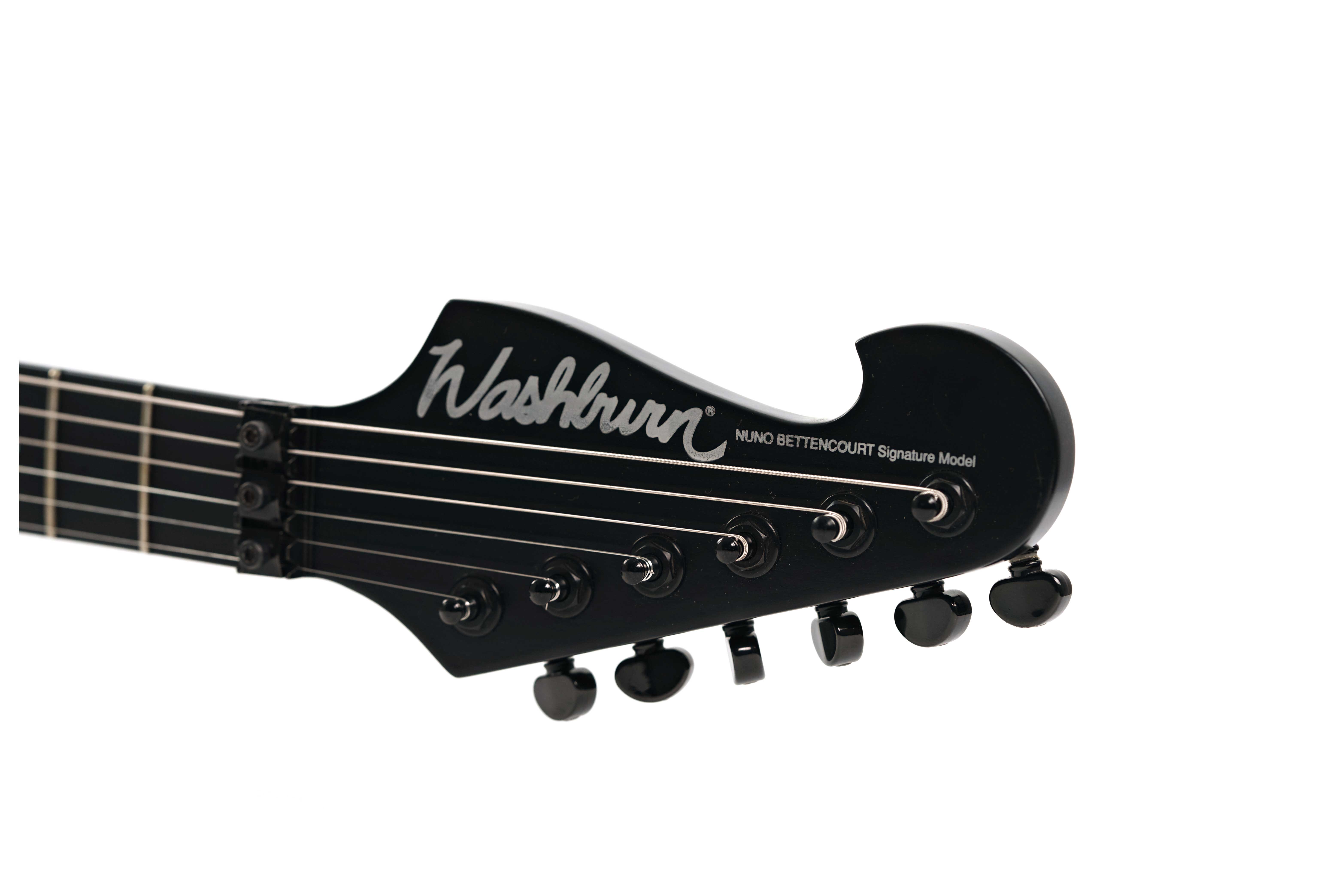 Washburn USA Custom Shop N4 Nuno Bettencourt Swamp Ash Sandblasted Black 14 of 25 (Pre-Owned) N4ESAMB  #0512007