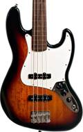 Squier Classic Vibe 60s Fretless Jazz Bass 3 Tone Sunburst Indian Laurel Fingerboard (Pre-Owned) #ICSC21021854