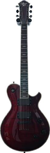Michael Kelly Patriot Premium Blood Red EMG Quilt Top (Pre-Owned) #E08081920 Michael Kelly Patriot Premium Blood Red EMG Quilt Top (Pre-Owned) #E08081920