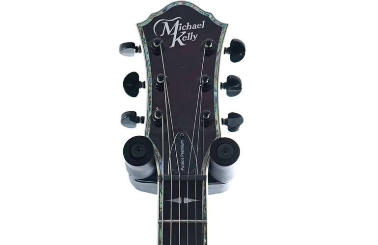Michael Kelly Patriot Premium Blood Red EMG Quilt Top (Pre-Owned) #E08081920 Michael Kelly Patriot Premium Blood Red EMG Quilt Top (Pre-Owned) #E08081920
