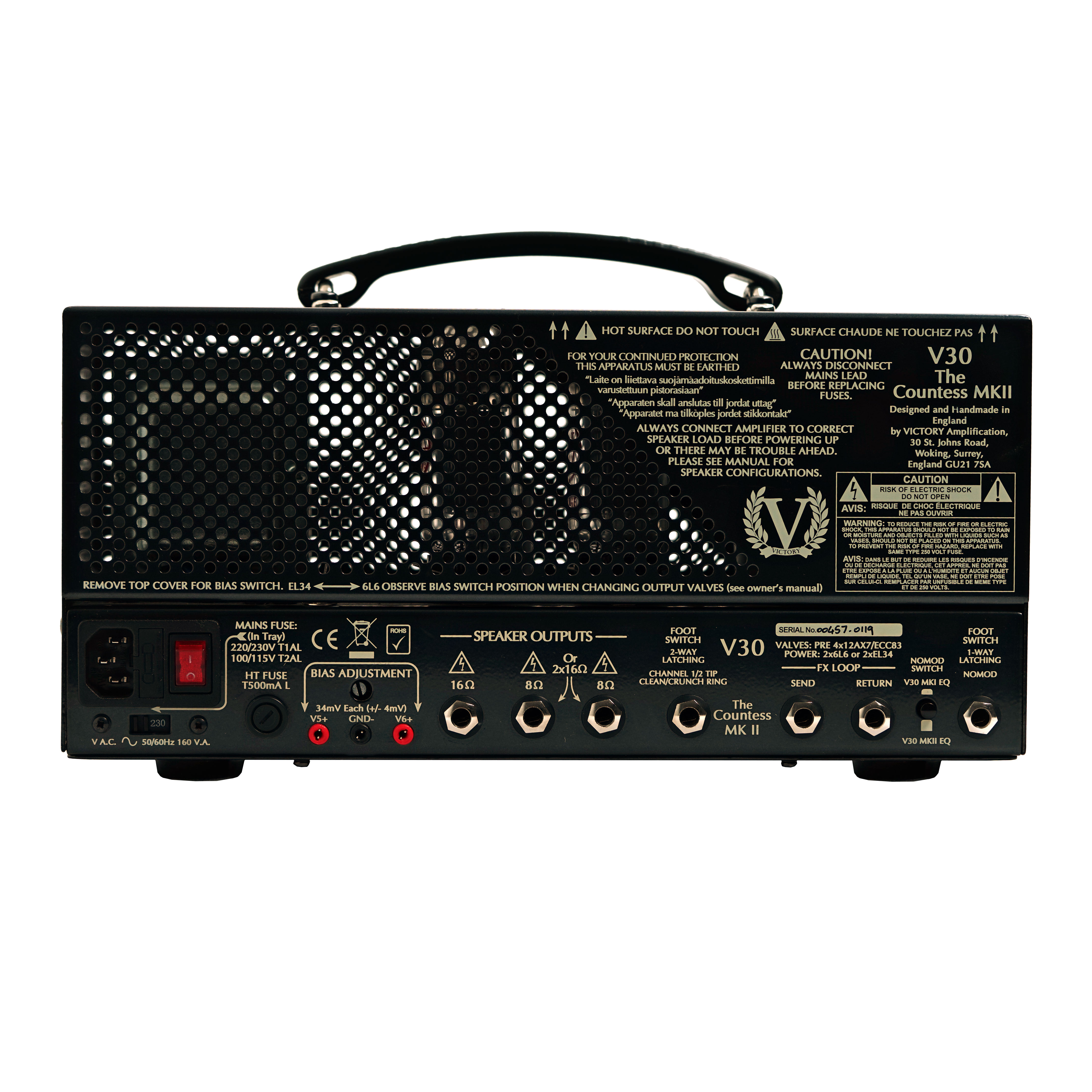 Victory Amps V30 Countess MKII Valve Amp Head (Pre-Owned) #00457-00119