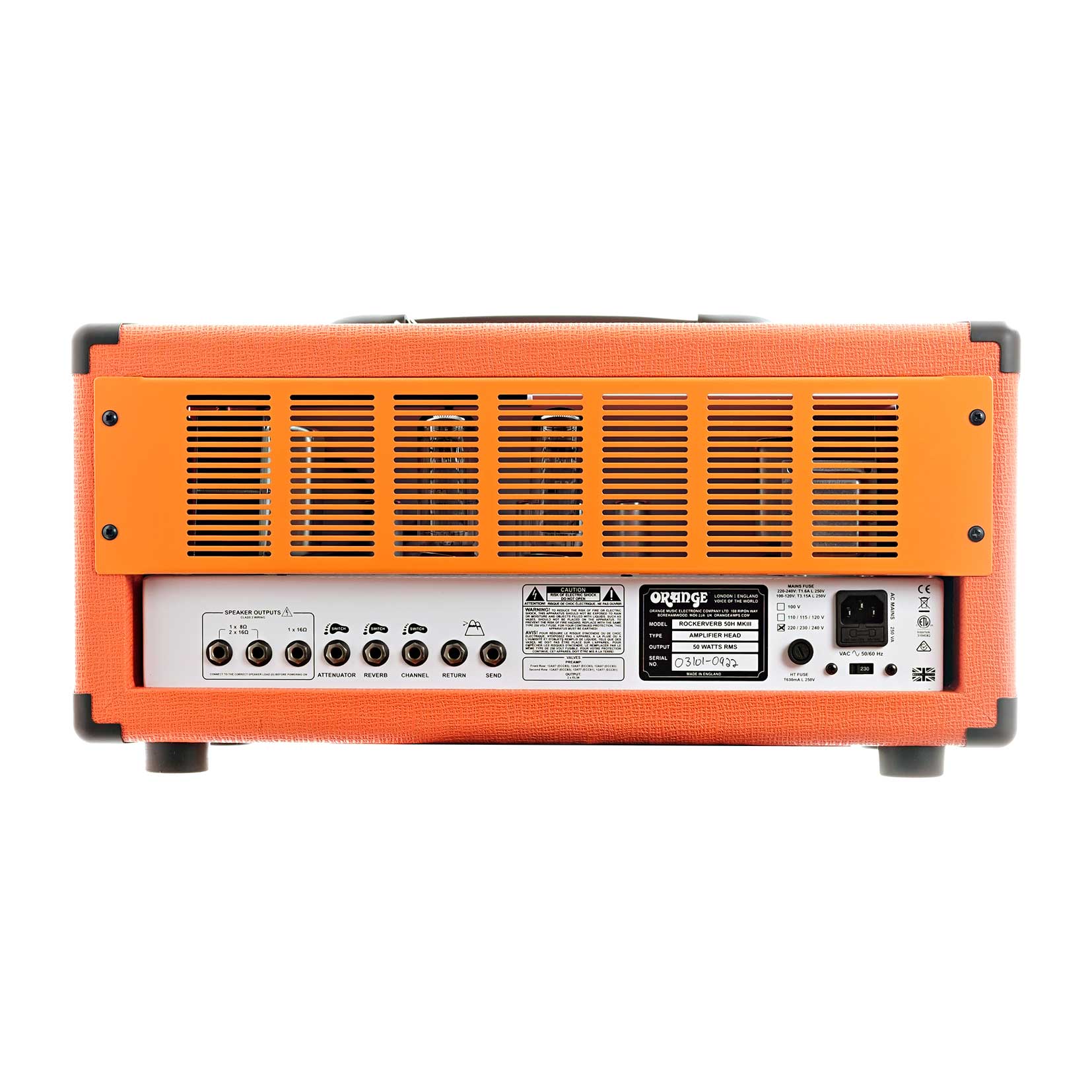 Orange Rockerverb 50 MKIII Valve Amp Head (Pre-Owned) #03101-0922