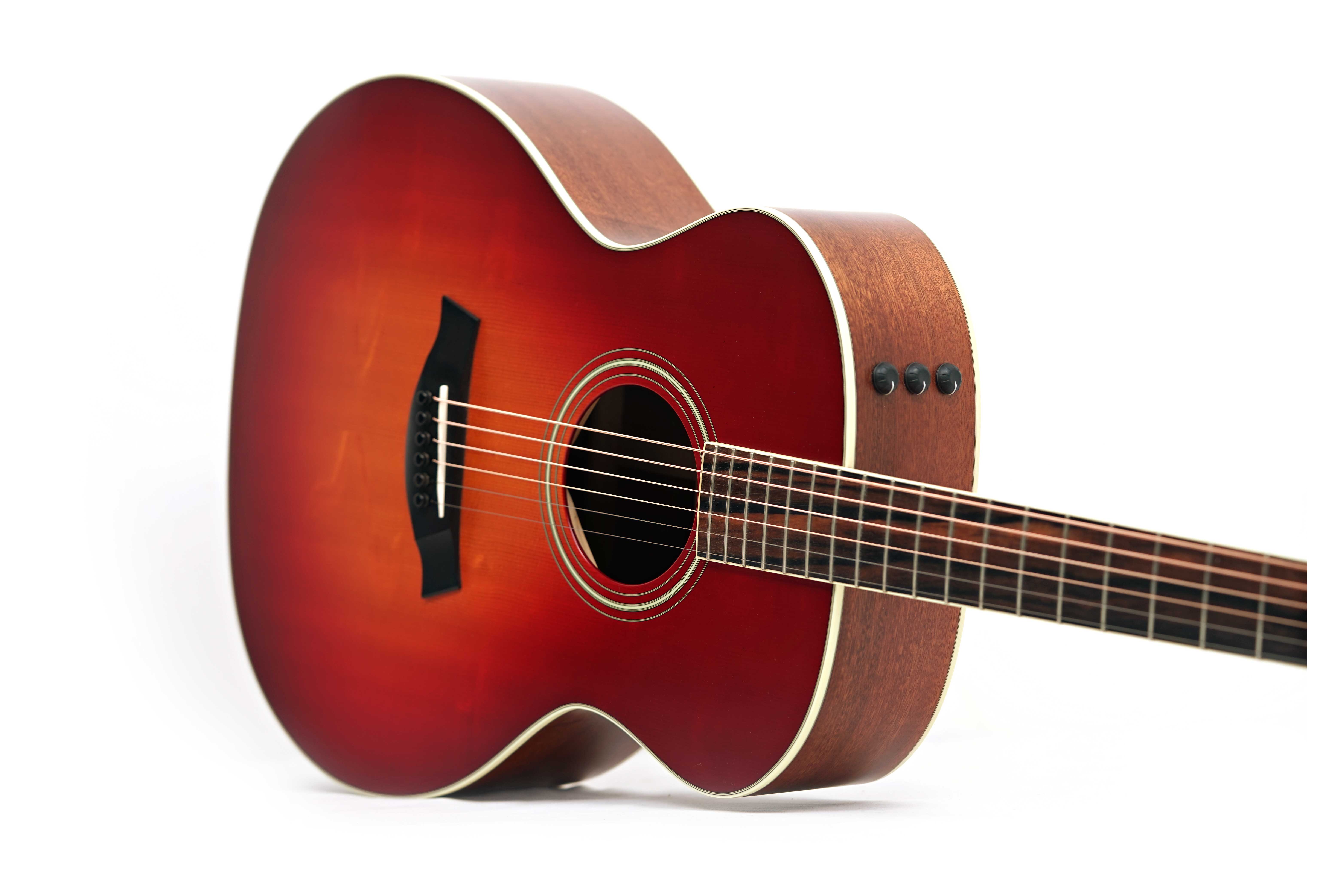 Taylor 2015 Grand Auditorium Satin Cherry Sunburst (Pre-Owned) #1112145130