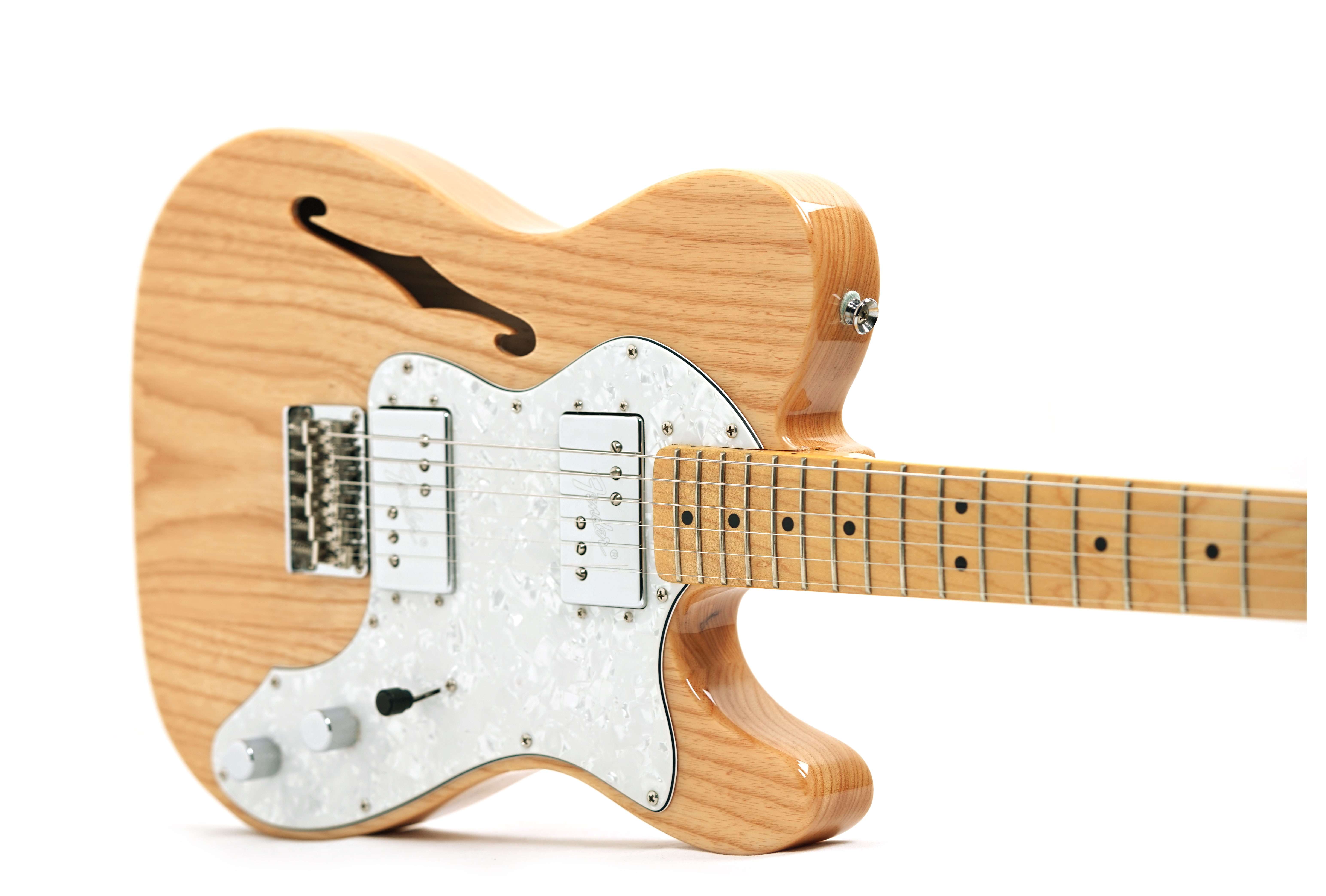 Squier 2018 Vintage Modified 72 Telecaster Thinline Maple Fingerboard Natural (Pre-Owned) #ICS18016321