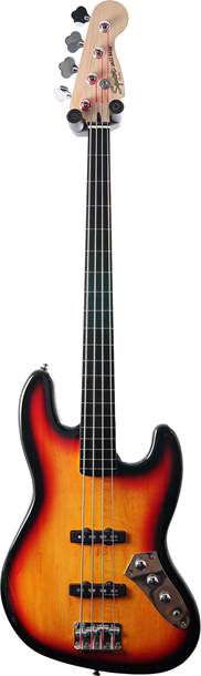 Squier 2010 Vintage Modified Jazz Bass Fretless Sunburst (Pre-Owned) #ICS10061345