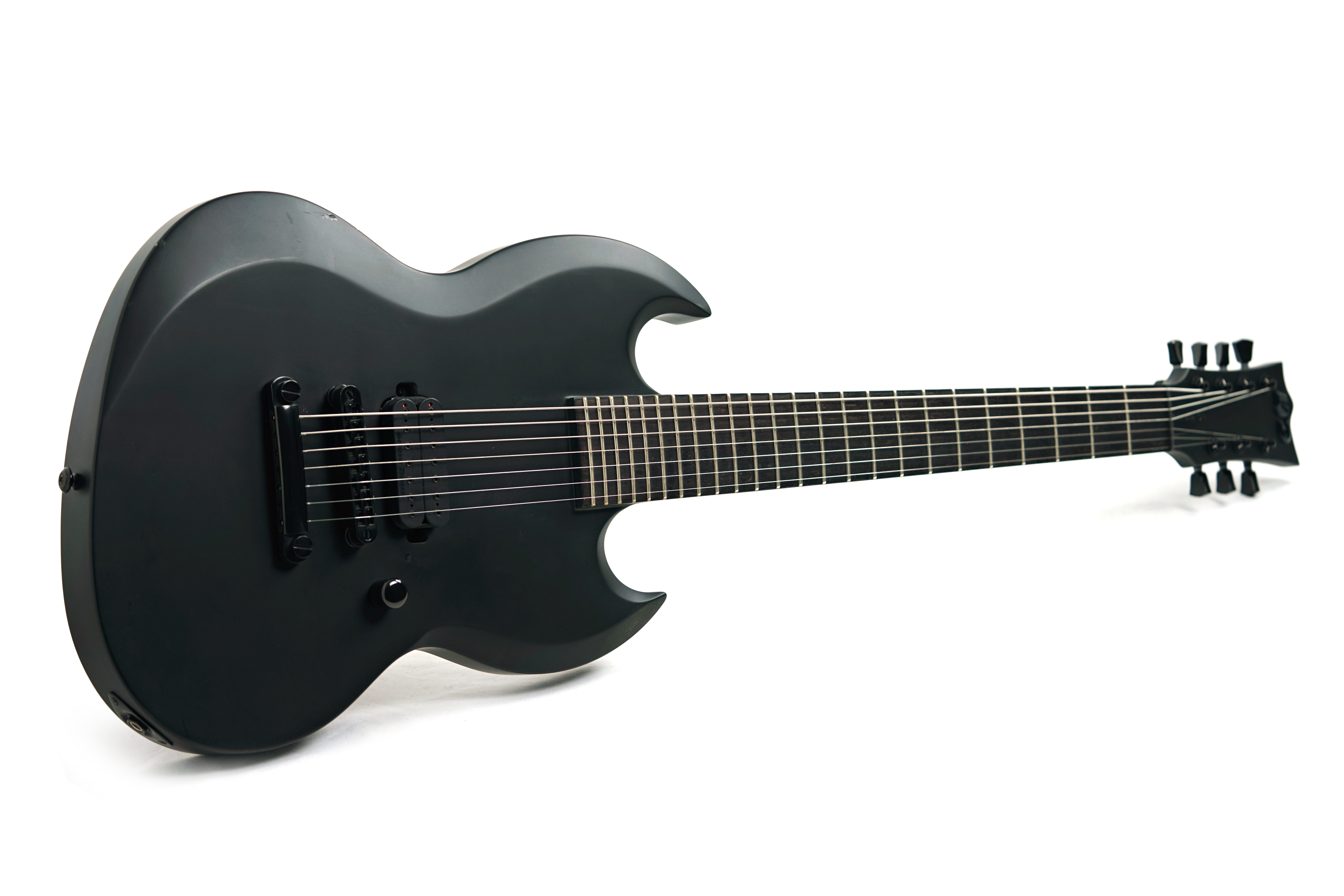 ESP LTD 2018 Viper-7B Black Metal Black Satin (Pre-Owned) #IW18111352