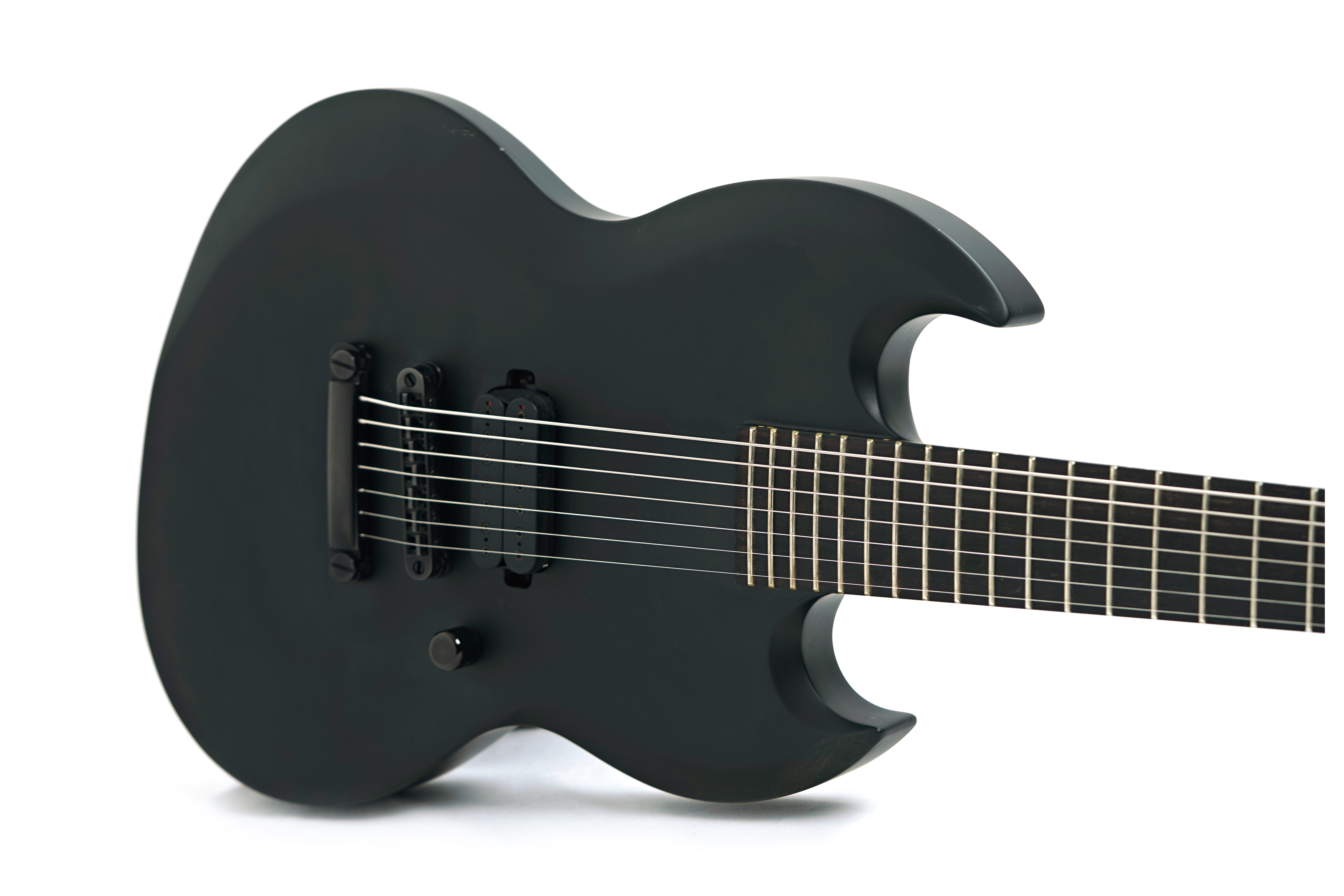 ESP LTD 2018 Viper-7B Black Metal Black Satin (Pre-Owned) #IW18111352