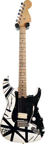 EVH Striped Series '78 Eruption, Maple Fingerboard White with Black Stripe (Pre-Owned) #EVH2202798 EVH Striped Series '78 Eruption, Maple Fingerboard White with Black Stripe (Pre-Owned) #EVH2202798