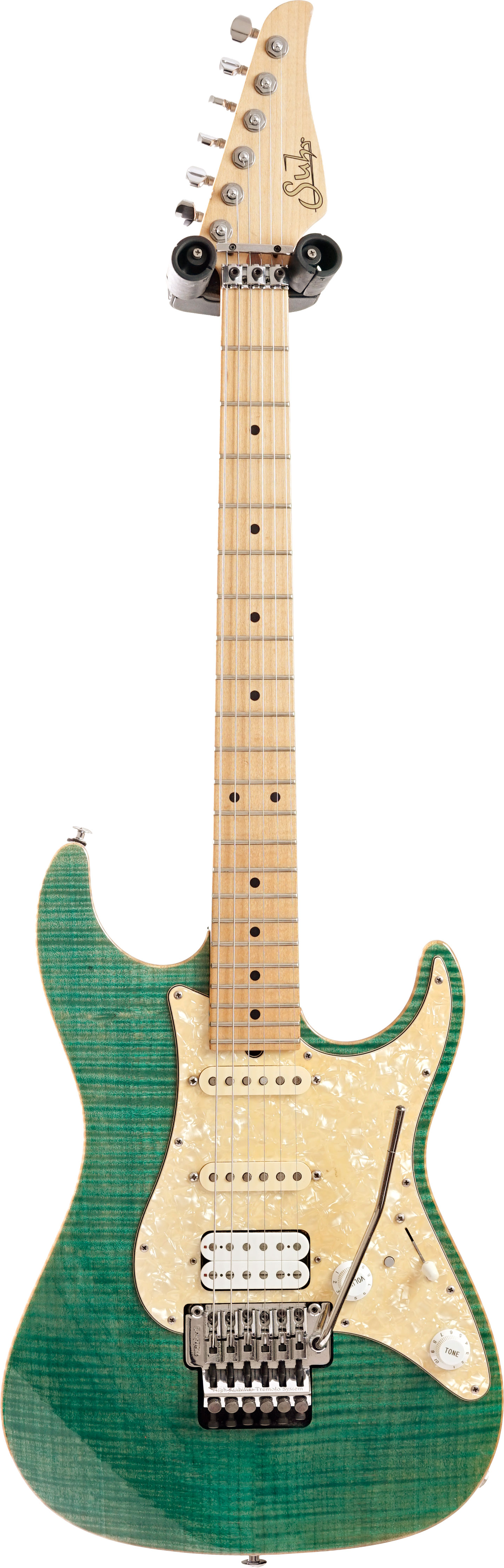 Suhr Pro series S5 Suhr Pro Series S5 Flame with Floyd Rose Trans