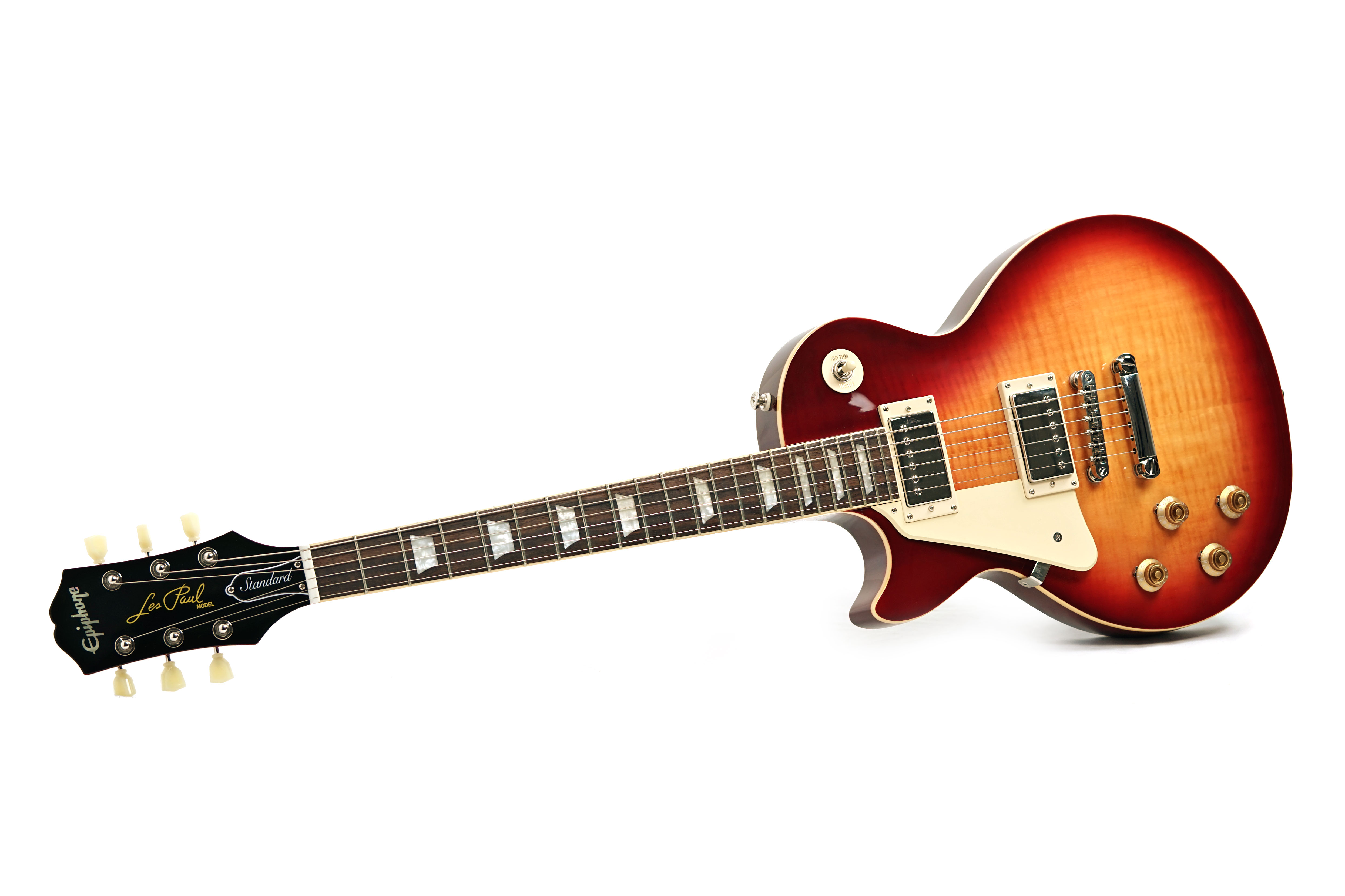 Epiphone 2023 Les Paul Standard 50s Figured Left Handed Washed Cherry Sunburst (Pre-Owned) #23081520085