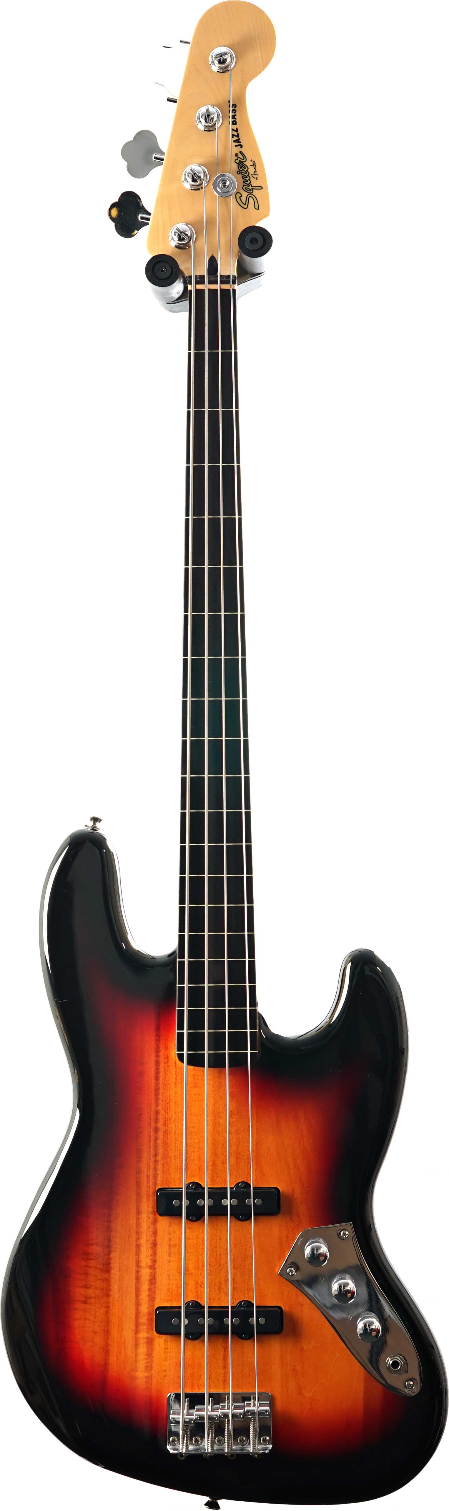 Squier Vintage Modified Jazz Bass Fretless 3 Colour Sunburst (Pre-Owned) #ICS16249822