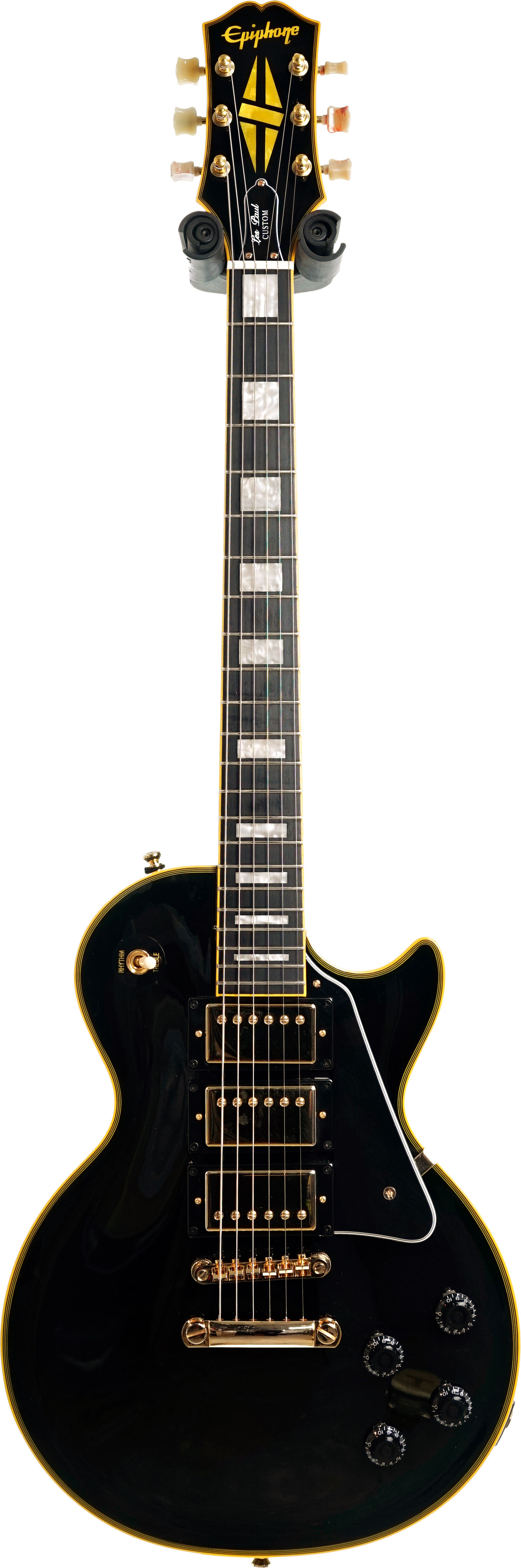 Epiphone 2020 Joe Bonamassa Black Beauty Les Paul Custom Outfit Ebony (Pre-Owned) #20071523287