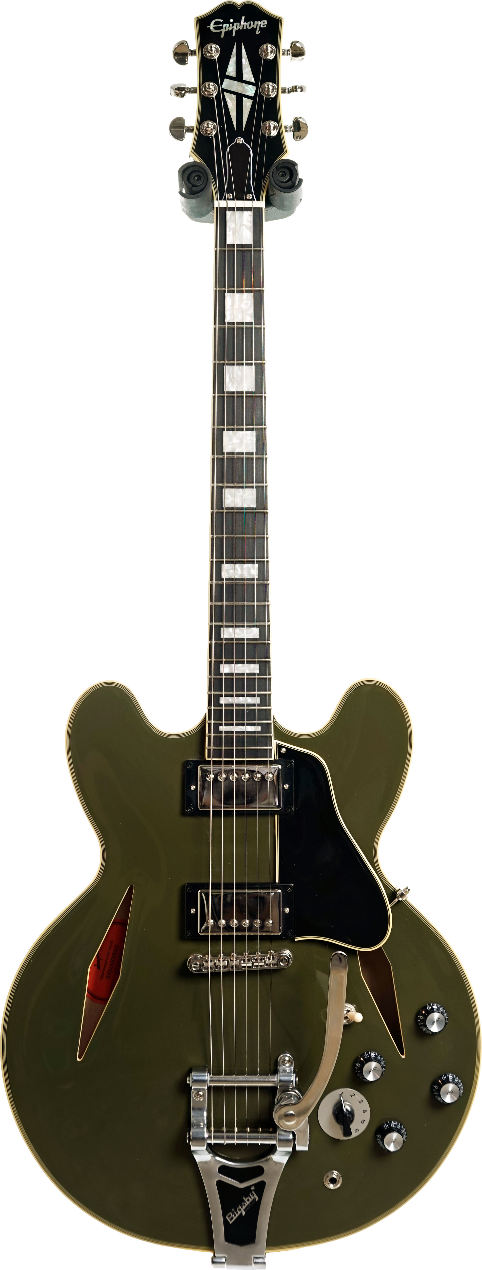 Epiphone 2024 Shinichi Ubukata ES-355 Custom Bigsby Olive Drab (Pre-Owned) #23041510937