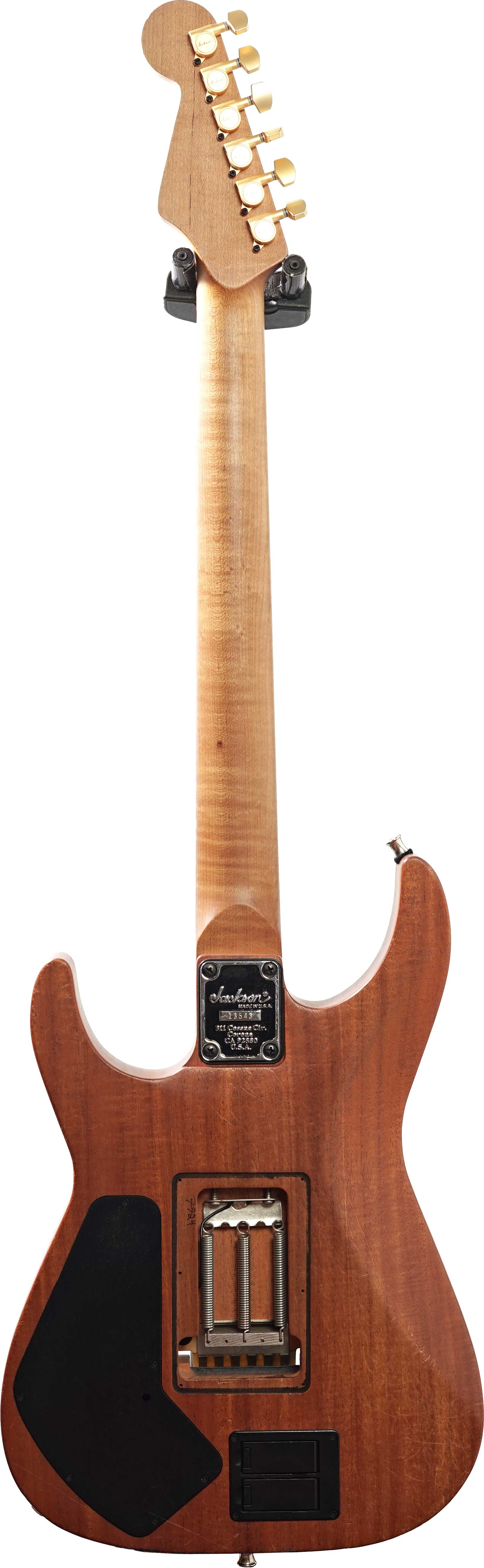 Jackson USA Signature Phil Collen PC1 Satin Stain Caramelized Flame Maple Fingerboard Satin Au Natural (Pre-Owned) #13543