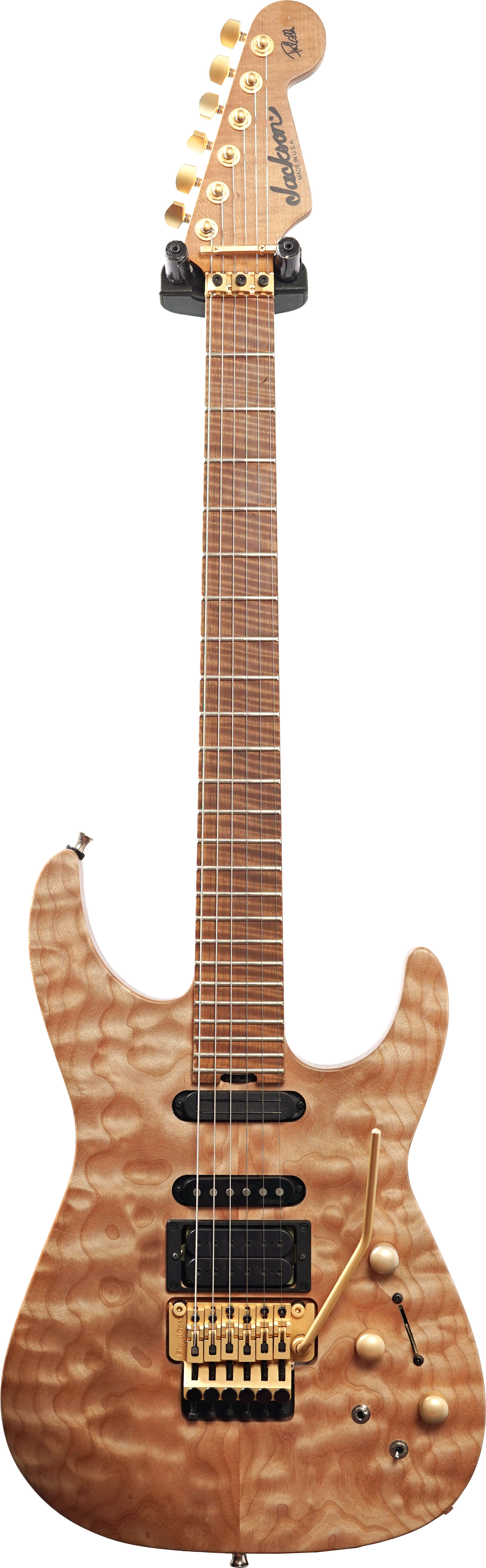 Jackson USA Signature Phil Collen PC1 Satin Stain Caramelized Flame Maple Fingerboard Satin Au Natural (Pre-Owned) #13543
