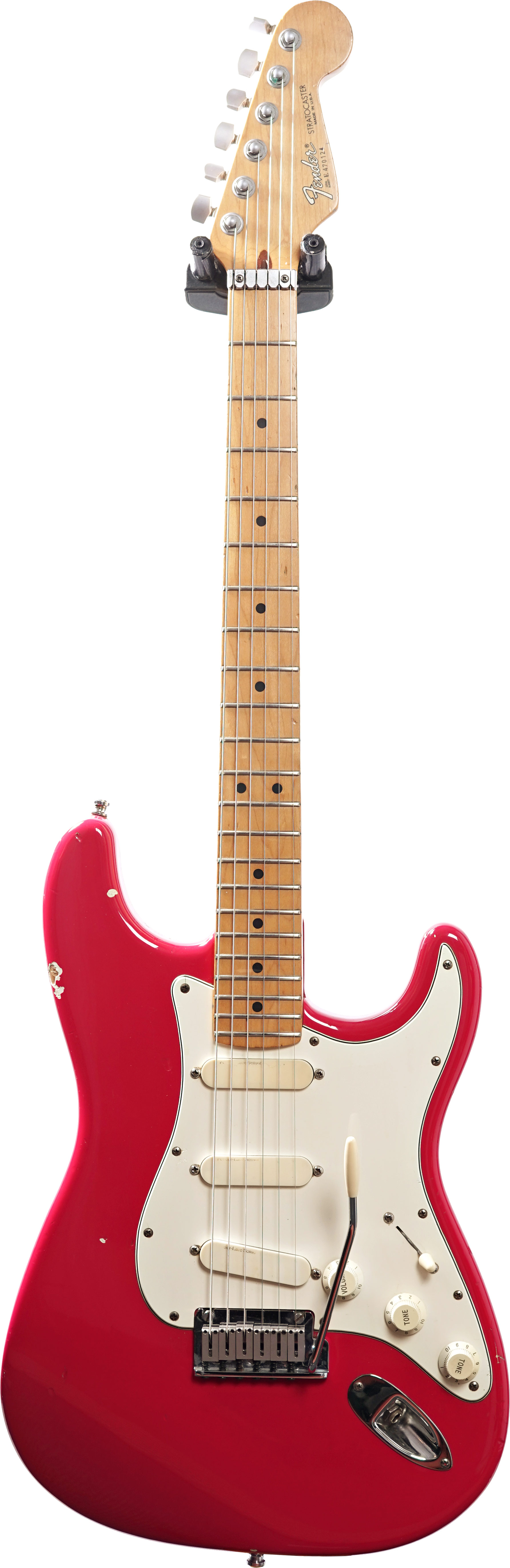 Fender 1988 Stratocaster Plus Fiesta Red Maple Fingerboard (Pre-Owned) #E470124