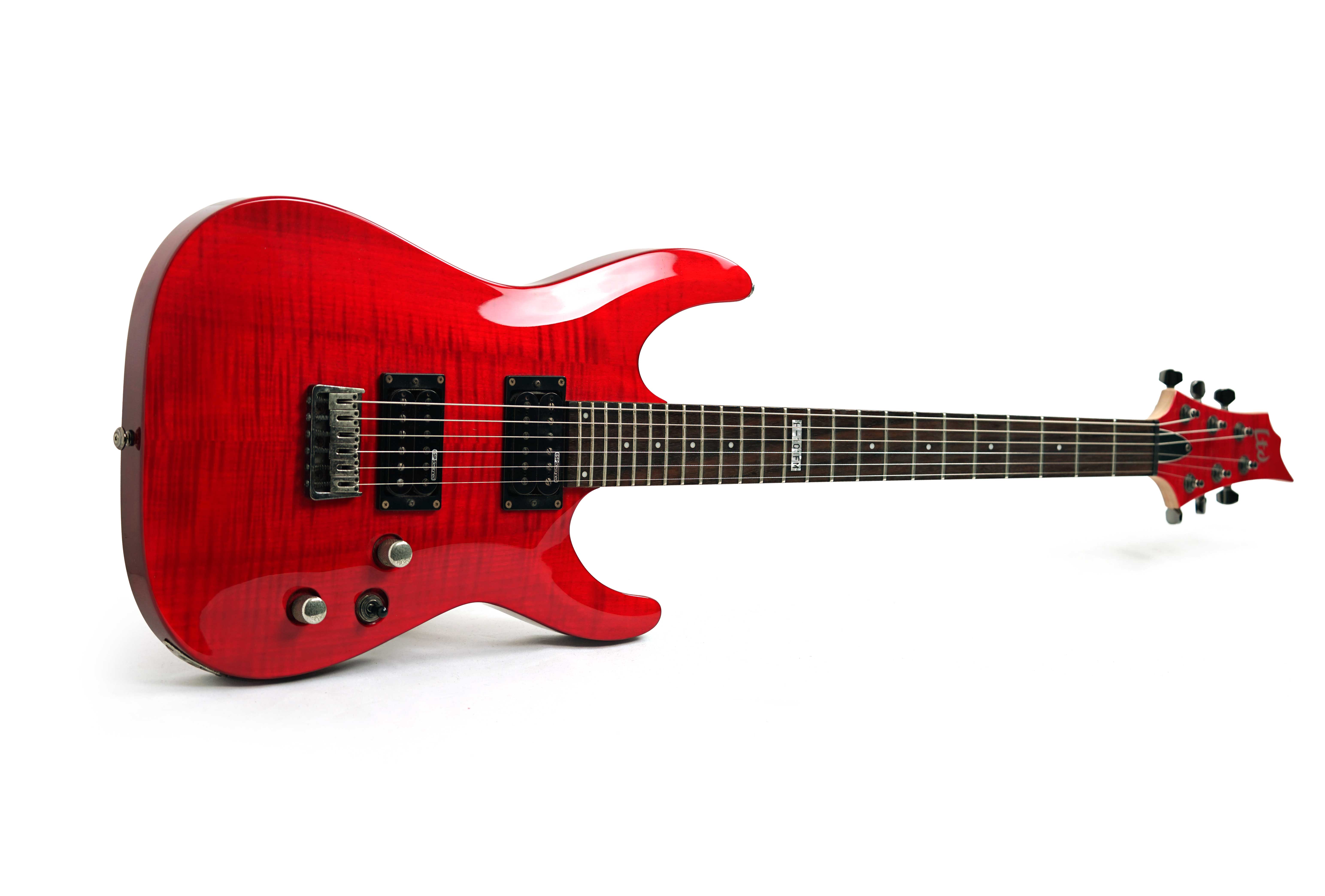 ESP LTD 2016 H-101FM See-Thru Red (Pre-Owned) #IW16020769