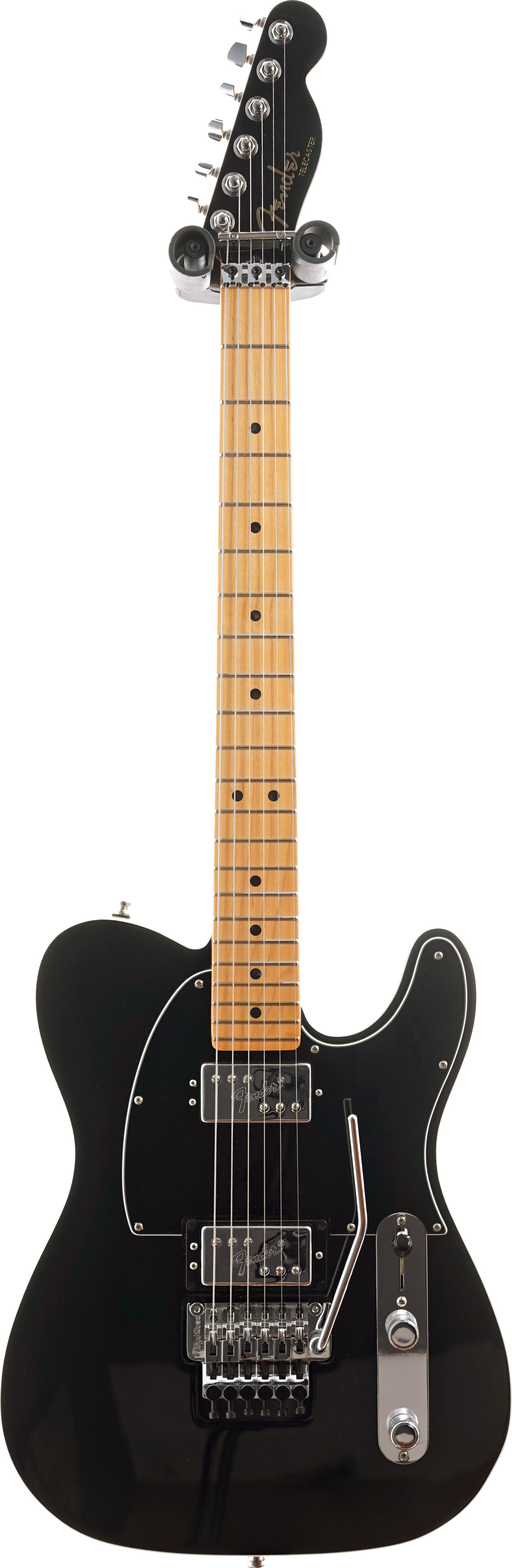 Fender 2021 American Ultra Luxe Telecaster HH Floyd Mystic Black Maple Fingerboard (Pre-Owned) #US210031370