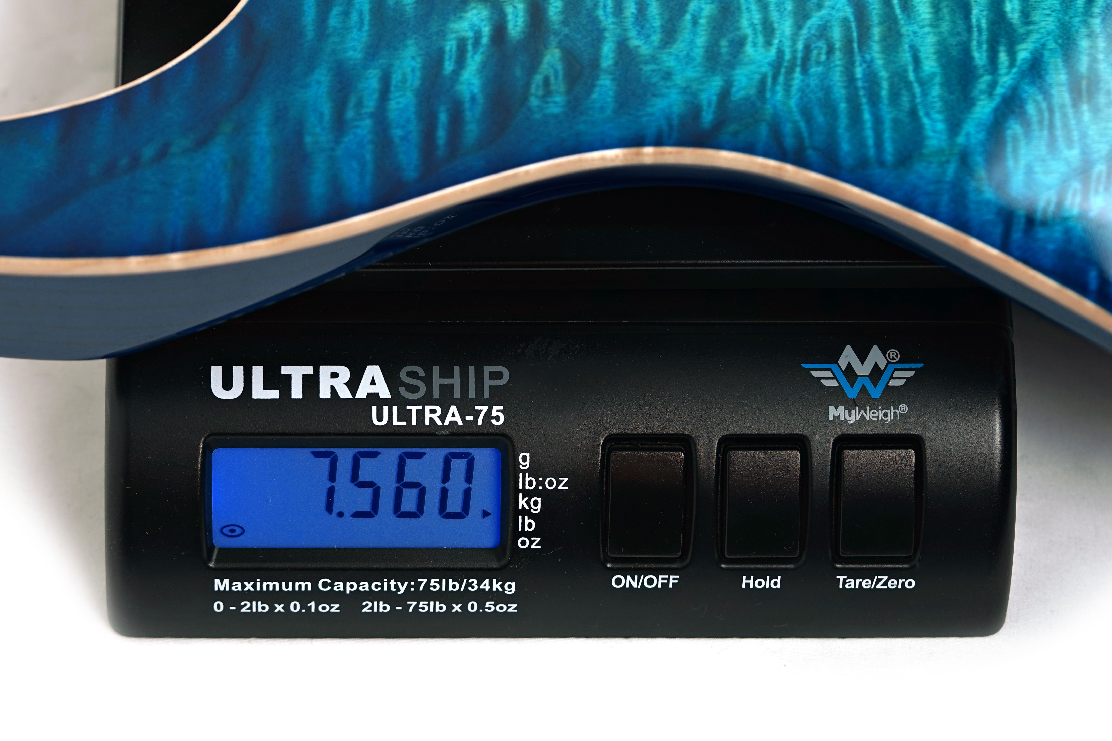 Suhr Modern Angel Quilt Maple Aqua Blue Burst HSH (Pre-Owned) #73777