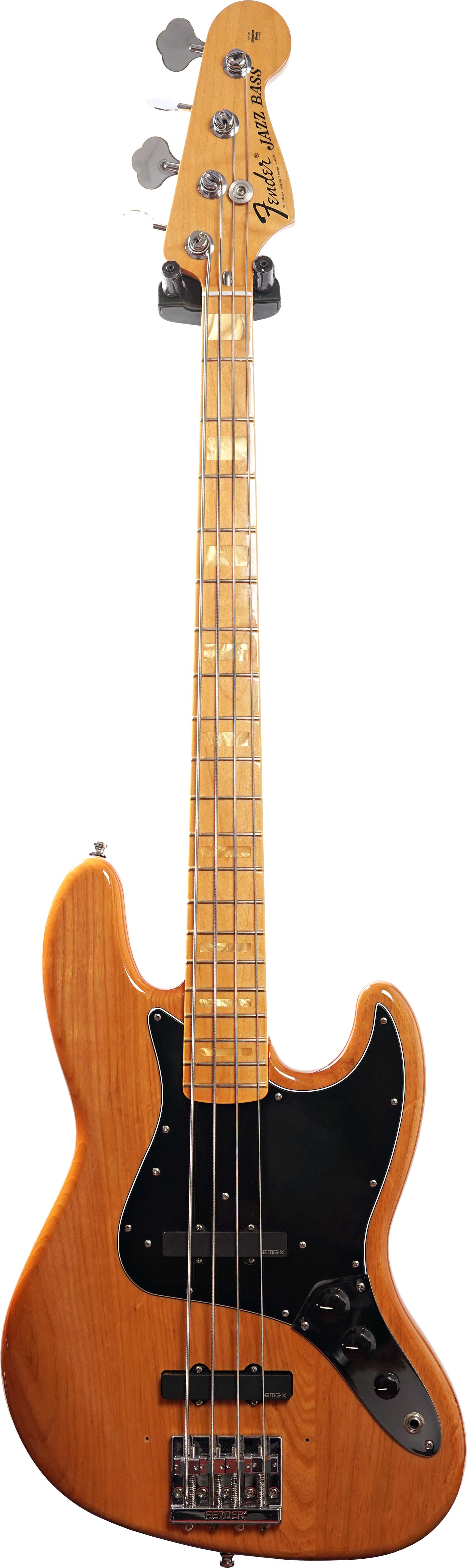 Fender 2017 FSR American Vintage 75 Jazz Bass Maple Fingerboard Aged Natural (Pre-Owned) #00591